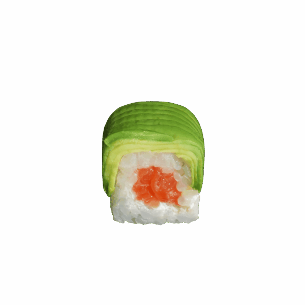 AVOCADO ROLLS SAUMON CHEESE