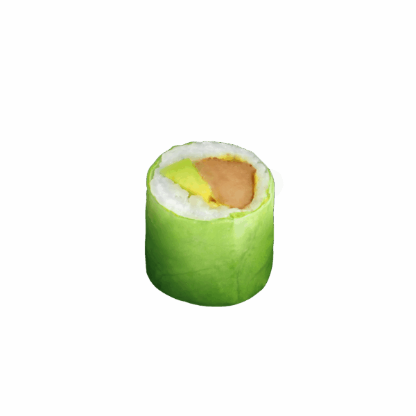 GREEN ROLLS POULET CURRY