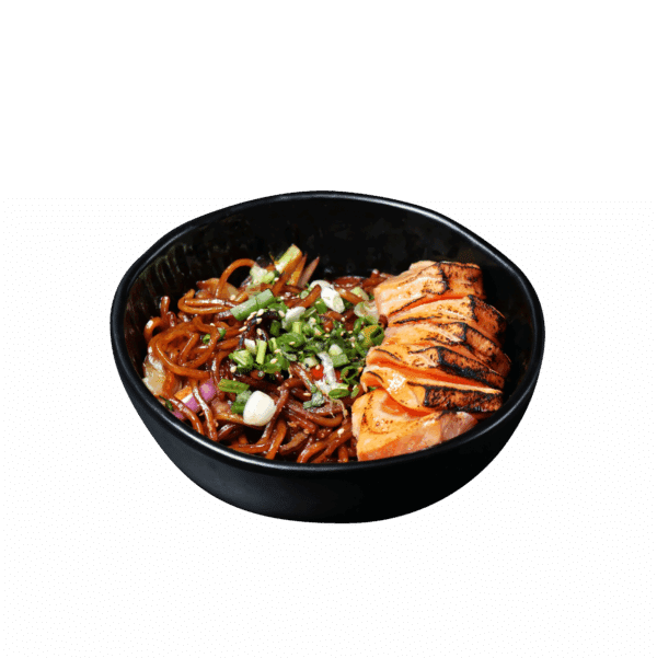 NOUILLES SAUTÉES SAUMON CUIT