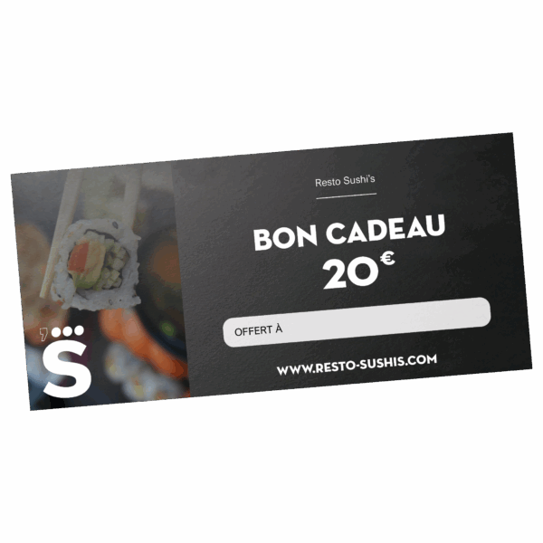 BON CADEAU 20€